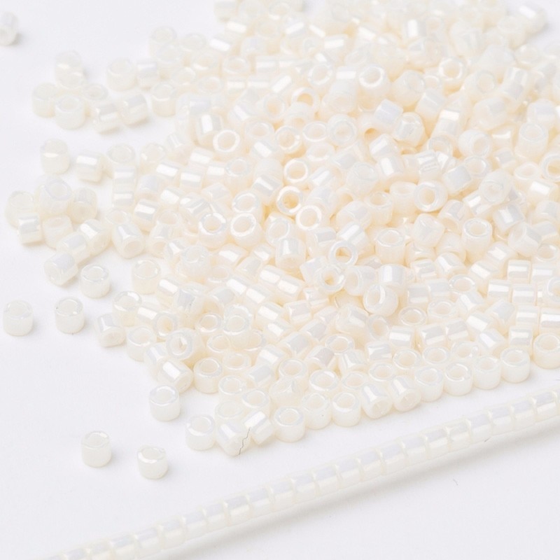 Miyuki delica pärlor 11/0 vit färg super mix pärlarbete leverantör 3 gram / parti