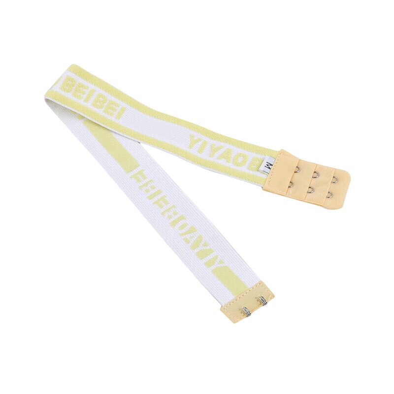 Adjustable Diaper Fixed Belt For Newborn Baby Boys Girls Cotton Soft Elastic Cartoon Nappy Belt Reusable Washable Cloth Buckle: Yellow M