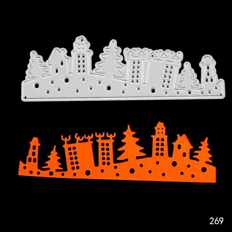 Edge card Cutting Dies For DIY Scrapbooking Birthday Photo Album Decorative Embossing DIY Paper Cards.