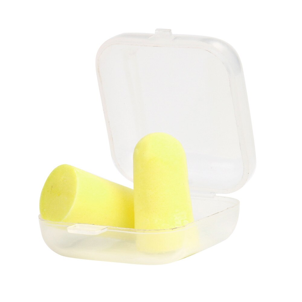 1Pairs Comfort Soft Foam Ear Plugs Tapered Travel Sleep Noise Prevention Earplugs Soundproof earplugs for sleeping Ear Protect: YE