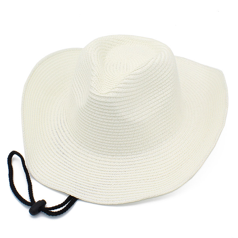 Straw Hats Cowboy Hat Breathable Summer Women Men Outdoor Travel Curl Brim Panaman Fedora Caps Jazz Sun Cap 56cm-58cm: black