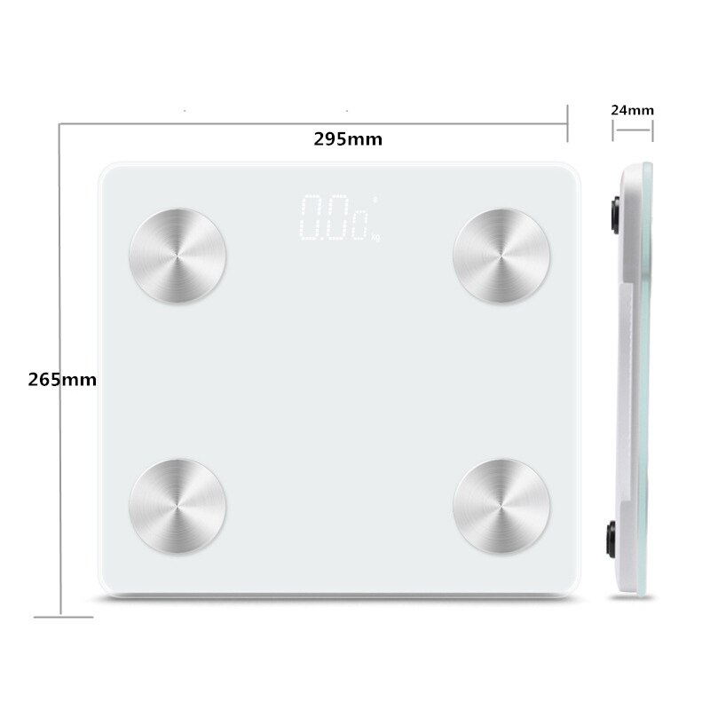 Digital Smart Bathroom Weight mi Scales Floor Body Fat Weighing Scale Electronic Balance Bluetooth LED Home bmi Fat Scale