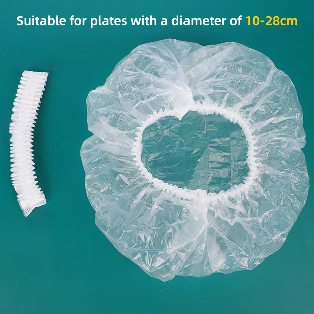 Shrinkable Fresh Storage Bags, Universal Elastic Stretch Bowl Cover, Plastic Sealing Bags, Food Cover, Reusable Elastic Stretch Packaging, Food Covers for Plates and Bowls