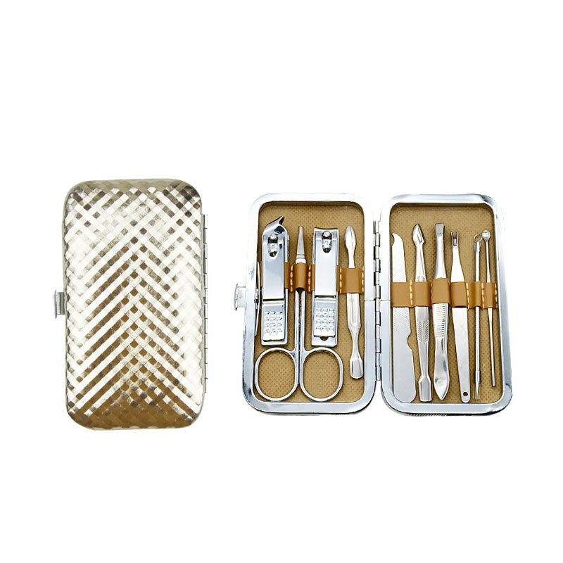 10 Pcs Nail Cutter Set Draagbare Nagelknipper Kit Duurzaam Manicure Pedicure Set Rvs Nagelvijl Nagelschaar Set: 10pcs