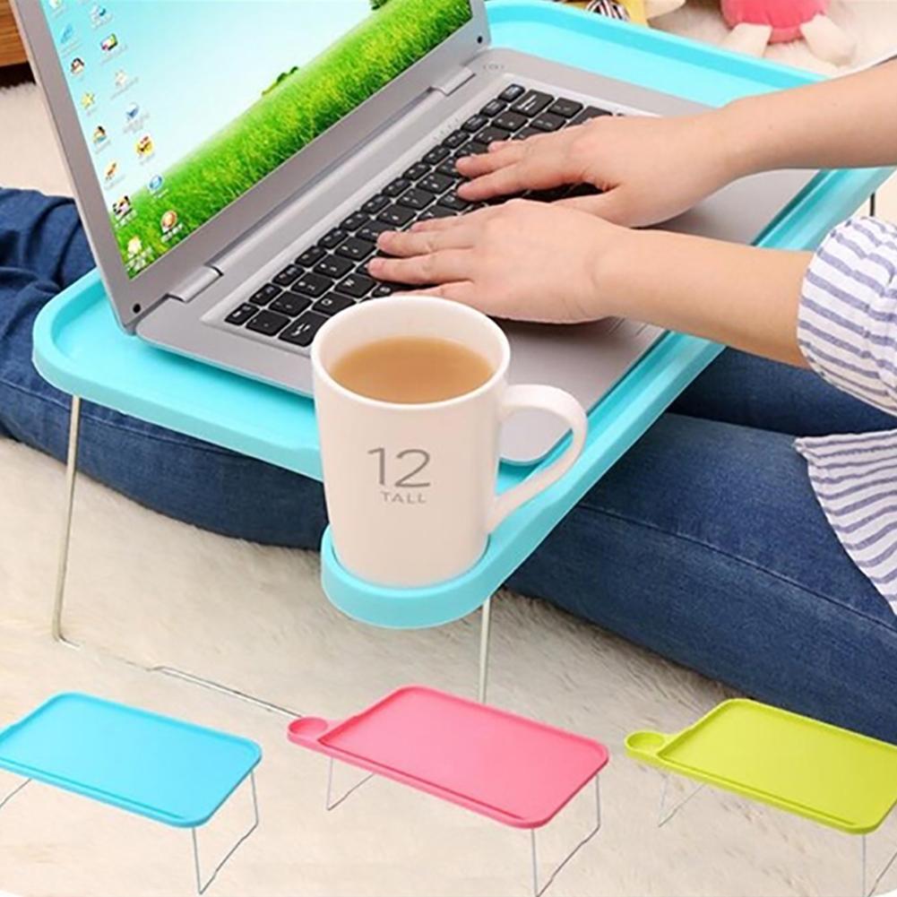 Portable Laptop Desk Tray Outdoor Learning Desk Lazy Tables Laptop Stand Holder For Bed Sofa