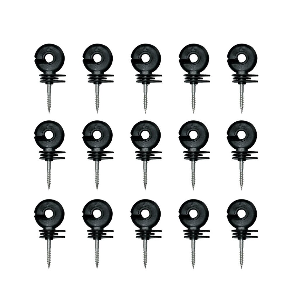 Stuks Muur Hout Post Schroef-In Ring Isolatoren Elektronische Hek Isolator Isolatie Haak Voor Hoogspanning Isolator Reparatie Lijn