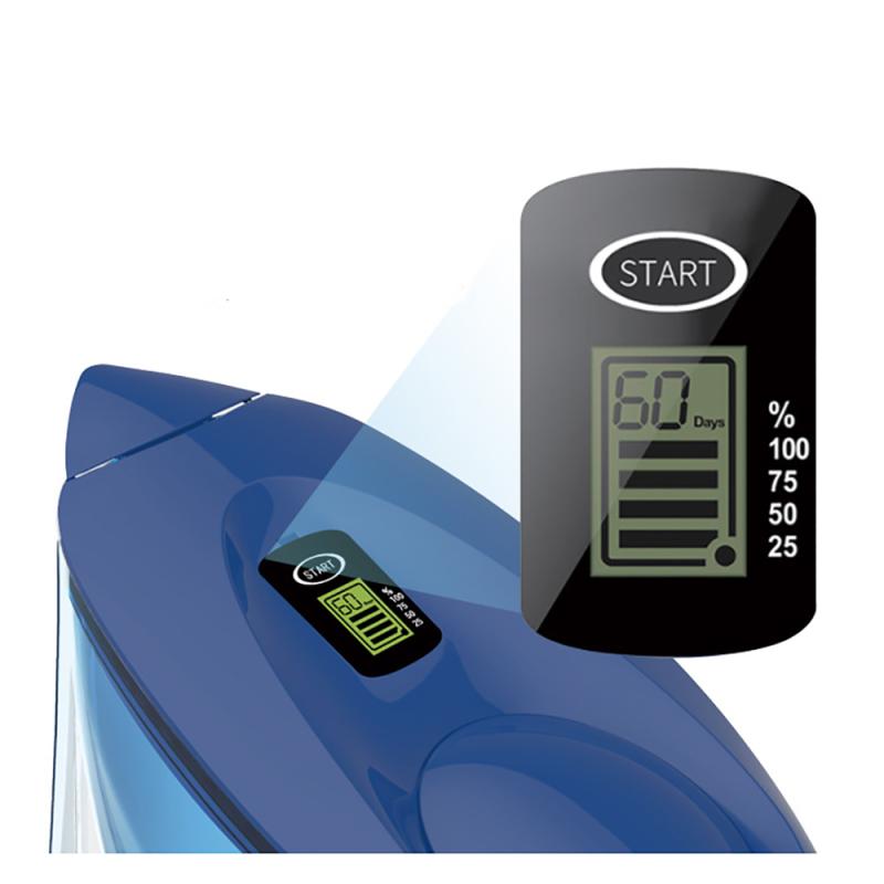 2.8L Water Filter Kettle with Filter Element Activated Carbon Kitchen Cold Water Filter Purifier Kettle Office Filters Pitcher