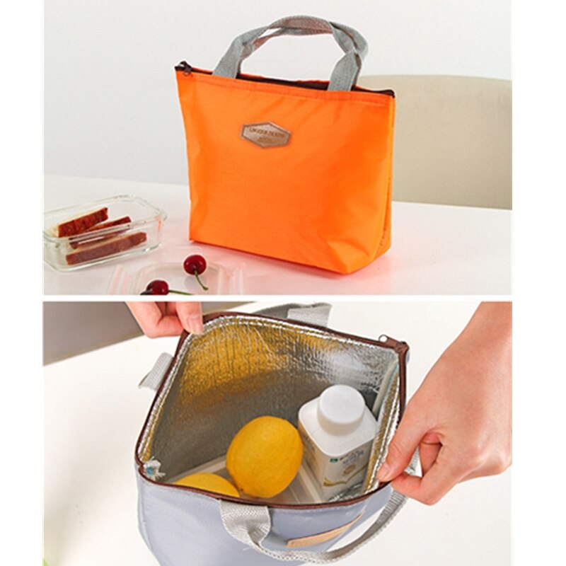 Sacs à déjeuner portables à fermeture éclair pour hommes et femmes, sacs refroidisseurs frais, boîte à déjeuner thermique, fourre-tout alimentaire, sac de pique-nique, , décontracté