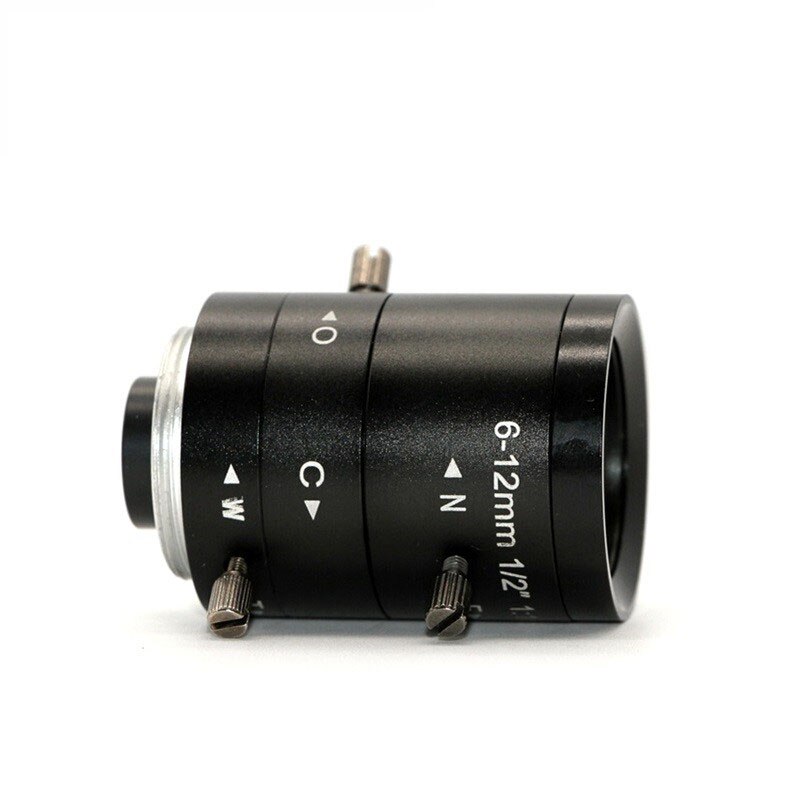 Low distortion FA Lens 3.0MP C-mount 6-12mm Lens manual Iris Machine Vision Lens 1/2-inch F1.6,CCTV Varifocal zoom camera Lens