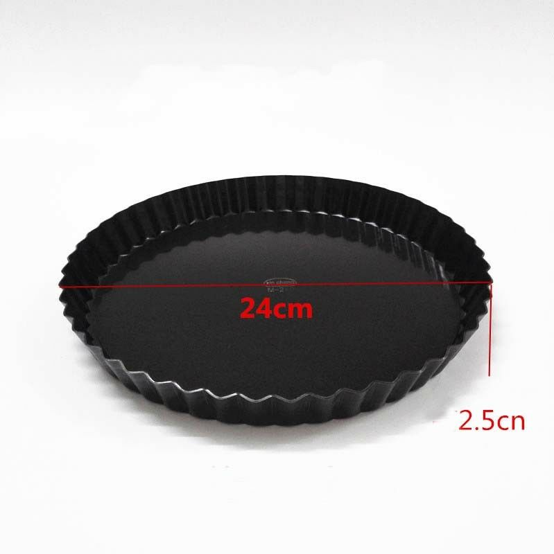 6.5-11 inch Removable Bottom Baking Pie Pan Non Stick Oval Cake Dessert Baking Pastry Mold DIY Kitchen Tools: 9.5 inch