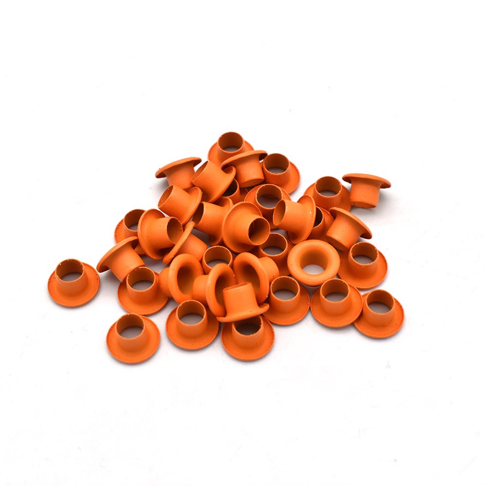 Oeillet minuscule en laiton, 4mm, 7 couleurs, œillets métalliques pour bricolage, vêtements, projets artisanaux de Scrapbooking, 100 pièces