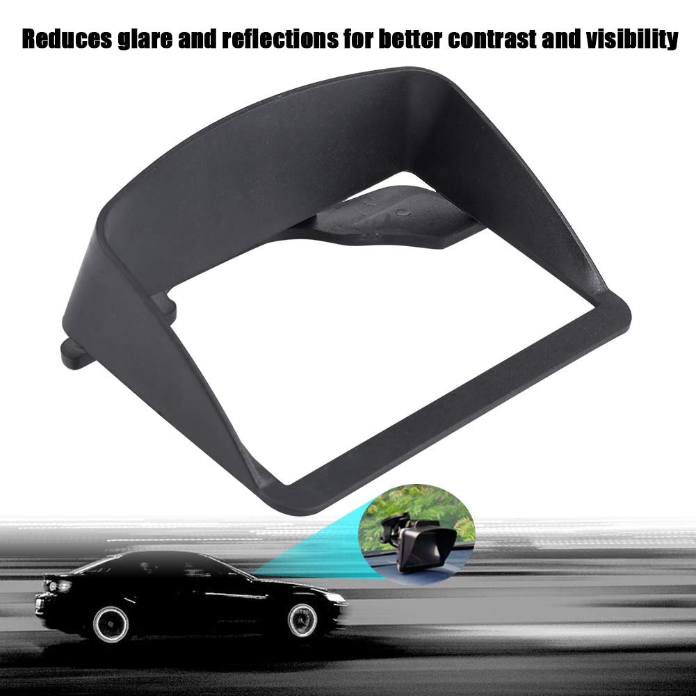 Portable Visor Anti Glare 5 Inch Sunshade Sun Shade Screen Hood for Vehicle GPS TomTom Garmin Nuvi Dezl Navman Accessories