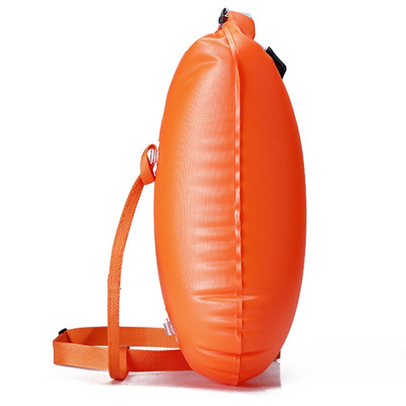 Redningsvest oppustelig åben svømning bøje båd flyde tør taske dobbelt airbag med taljebælte til svømning vand sport opbevaringstaske
