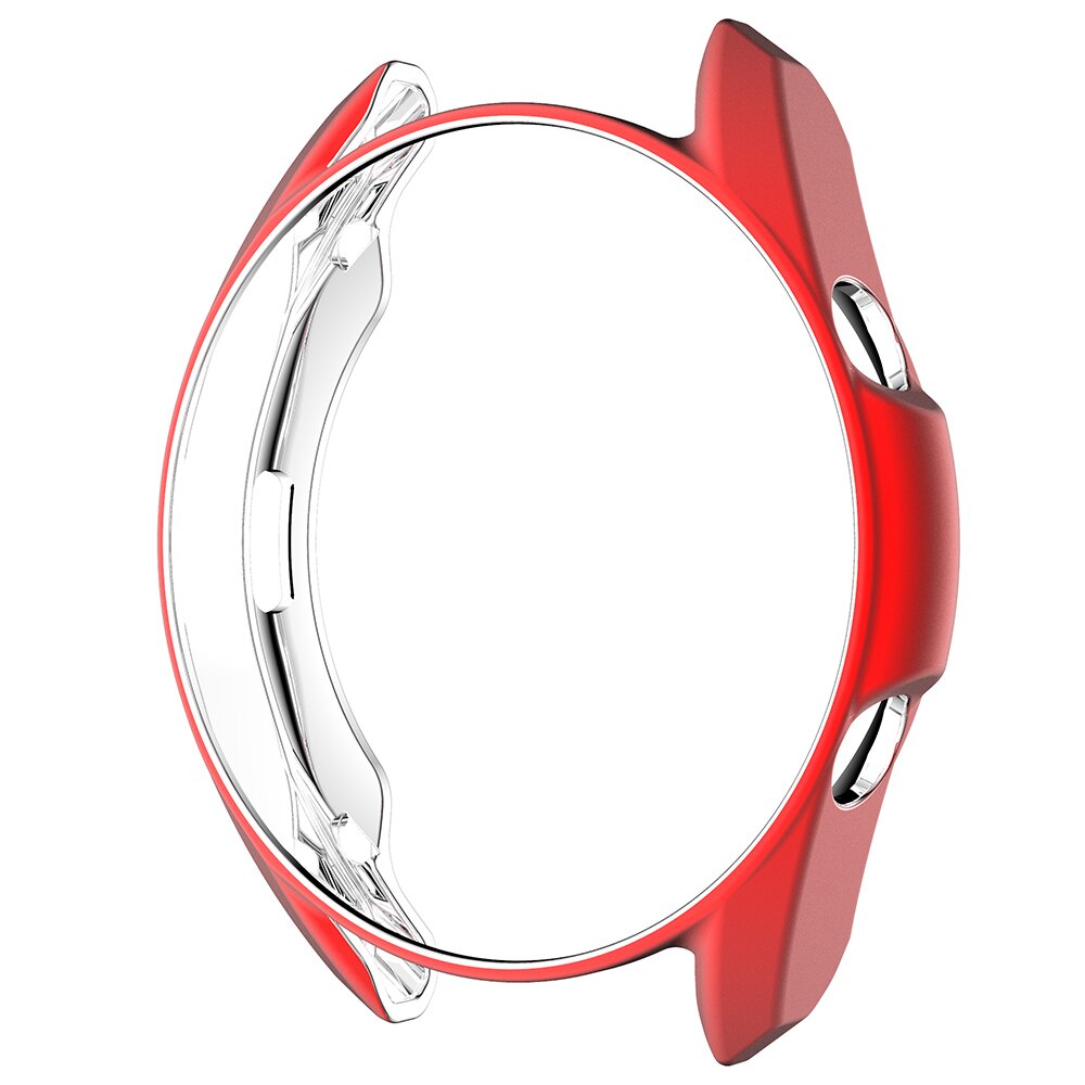 Coque de protection TPU souple et mate pour Samsung Galaxy Watch 3, 45mm, 41mm, cadre léger et fin, antichoc givré: Red / For Galaxy Watch3 41