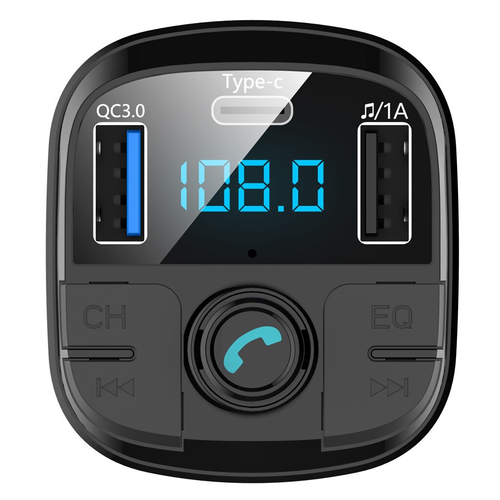 Transmetteur FM Bluetooth BT29 pour voiture, lecteur MP3/WMA/WAV/FLAC, chargeur adaptateur Radio FM, directe, , 5.0