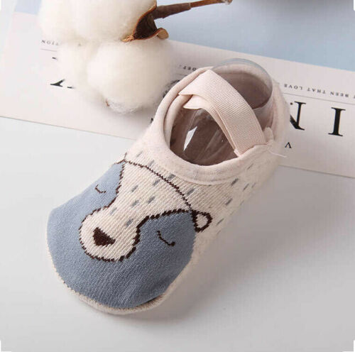 1Pairs Baby Child Boys Girls Kids Anti Slip Ankle Socks Cotton Anti-slip Shoe-like Socks Cute Cartoon Floor Soft Sole 1-3Y