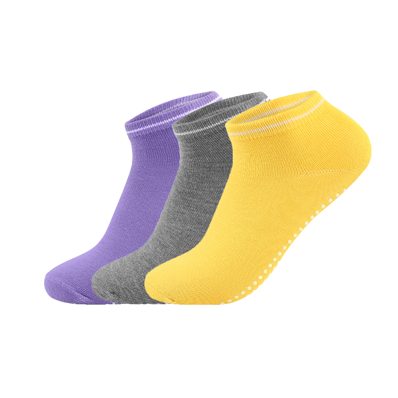 Lot De 4 Paires De Chaussettes De Yoga Avec Poignées Pour