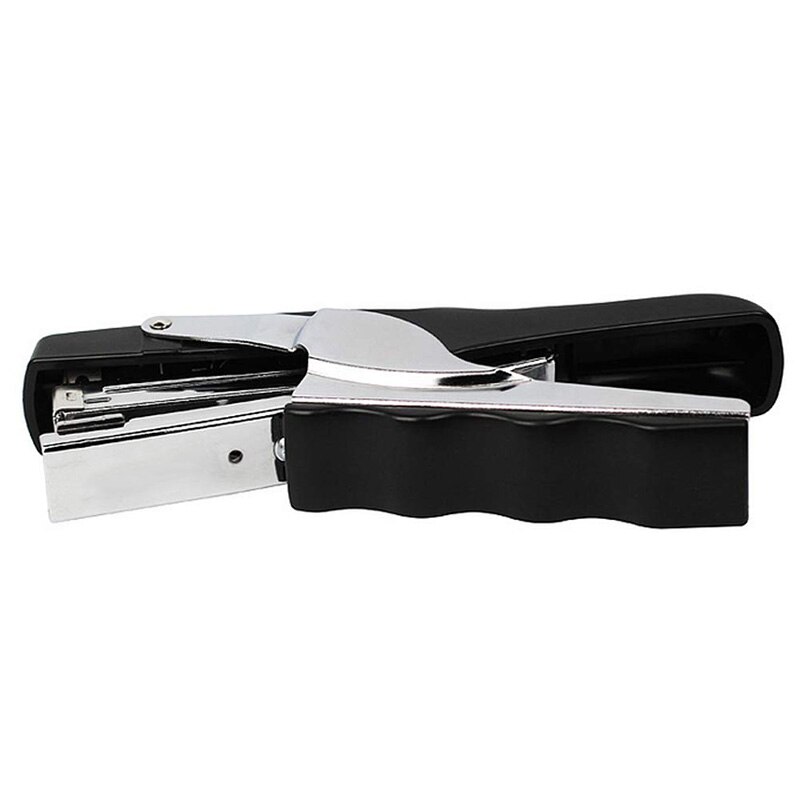 Clip-On Stapler for 20-Page Heavy-Duty Desktop Stapler for Office Staplers (Black)