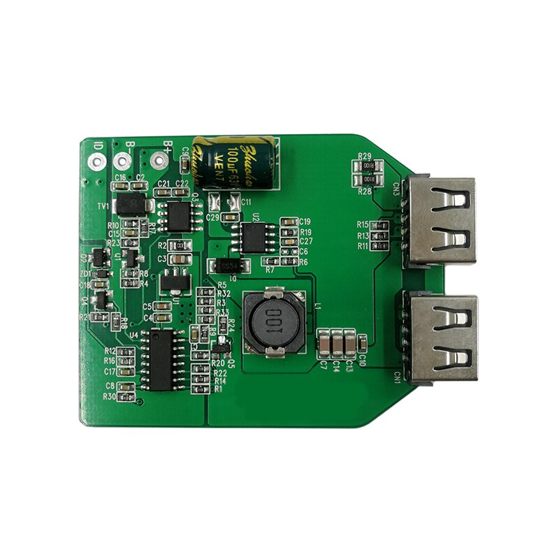 DCB090 USB Converter Charger SKD Component For DEWALT 14.4V 18V 20V Li-ion Battery USB Device Charging Adapter Power Supply: PCB