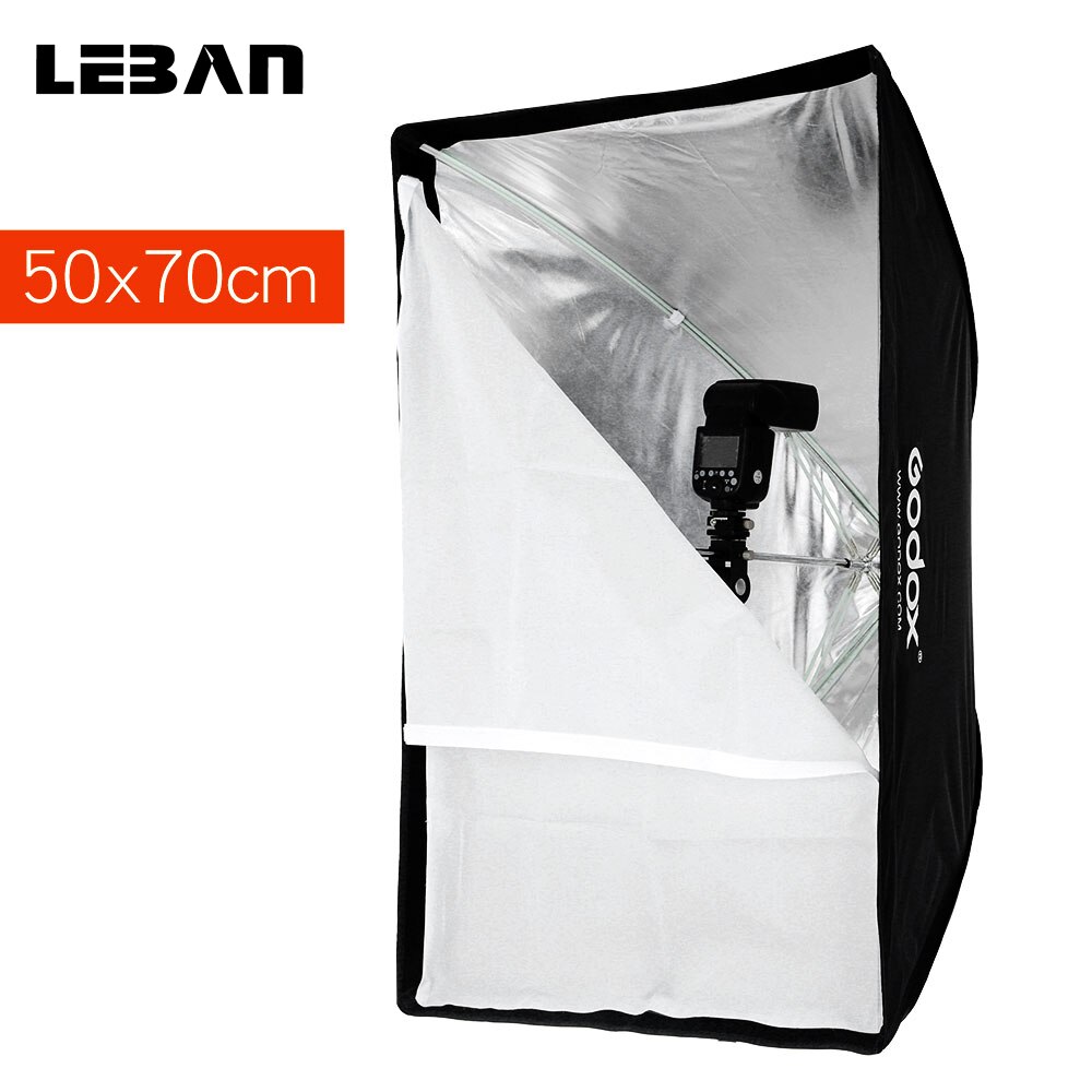 Godox Draagbare 50x70 cm 20 "27" Paraplu Foto Softbox Reflector voor Flash Speedlight