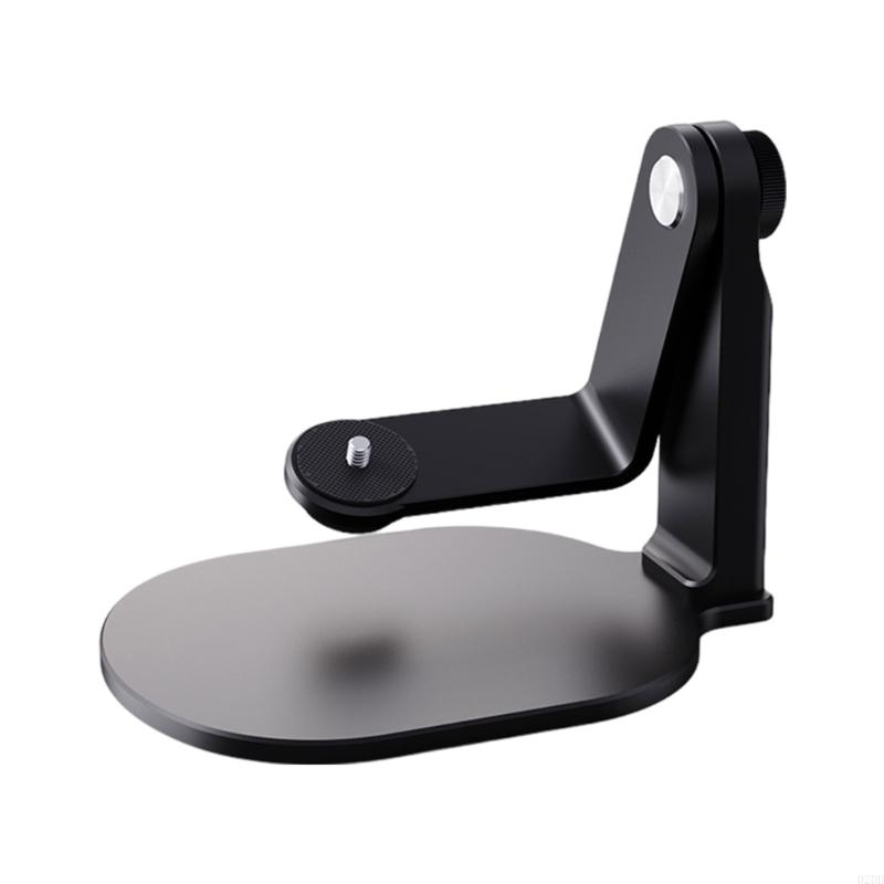 02DD Soporte escritorio para proyector con rotación 360°, fácil inclinación y tornillo seguro 1/4 pulgada