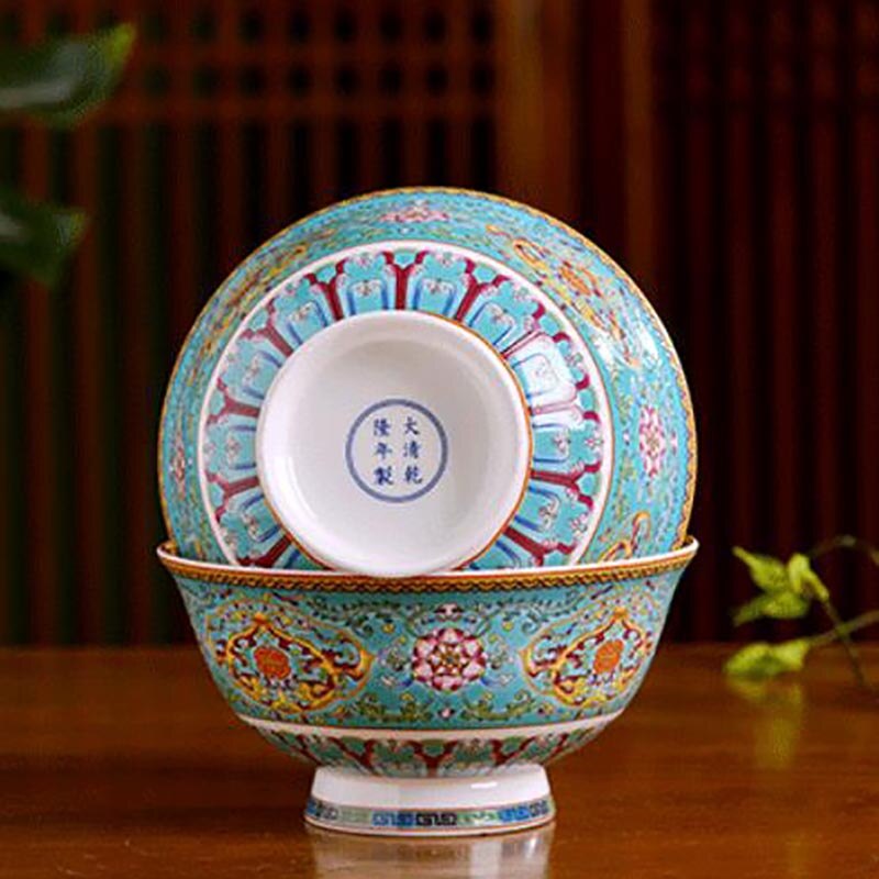 4.5/6 inch Jingdezhen Ceramic Tableware Bone china Noodle Bowl Home Soup Rice Bowls Chinese Dinnerware Kitchen Accessories