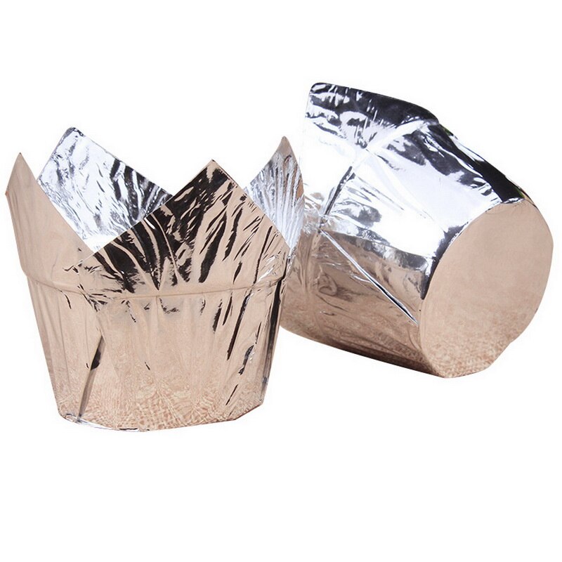 Tulip Cupcake Paper Cupcake Liners Quick Release Muffin Cups for Baking Paper Cake Cups Proveided Tulip Shape Cupcake Tools: 15