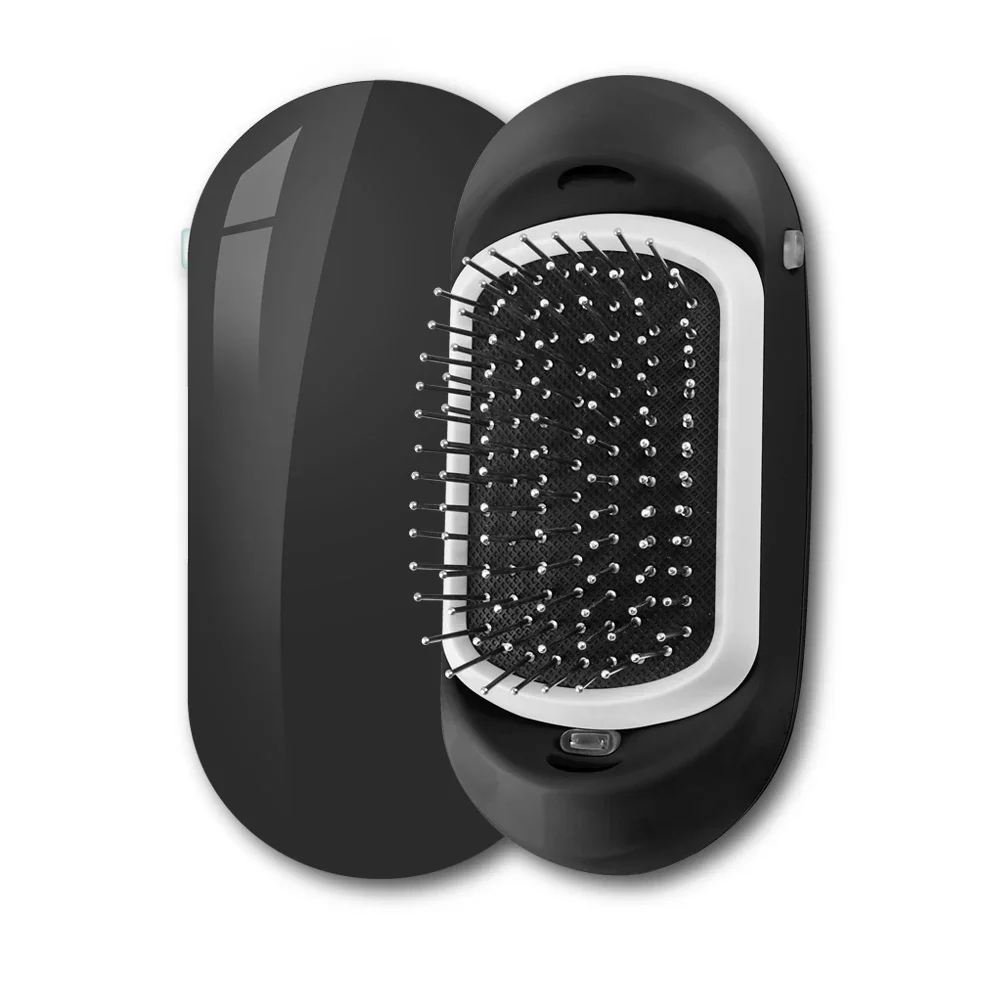 Tragbare elektrische ionische Haar bürste negative Ionen Haar bürste Styling Kopfhaut Massage kamm für den Heimgebrauch im Salon: green