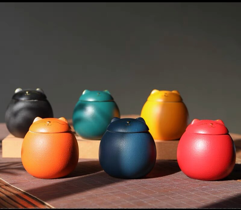 Kat Urn, Hond Urn, kat Vorm Urn Voor Huisdier As-Kat Vorm Gedenkteken Urnen-Handgemaakte Black Decoratieve Urnen Voor Funeral