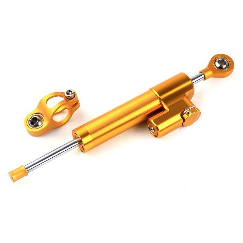 Cnc Universele Aluminium Motorfiets Demper Stuur Steering Stabilizer Veiligheid Controle Richting Demper Voor Yamaha Accessoires: gold