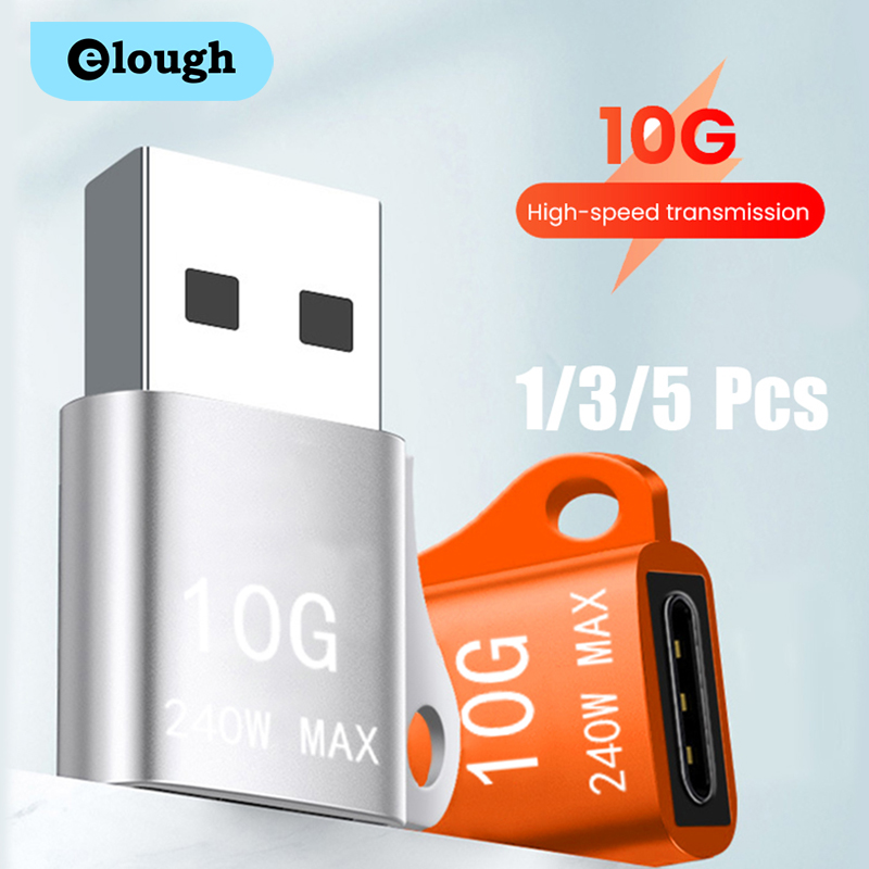 Elough 10Gbps USB 3.1 OTG USB A To Type C Adapter For PC Laptop Huawei Samsung Xiaomi USB Male to USB C Female Converter
