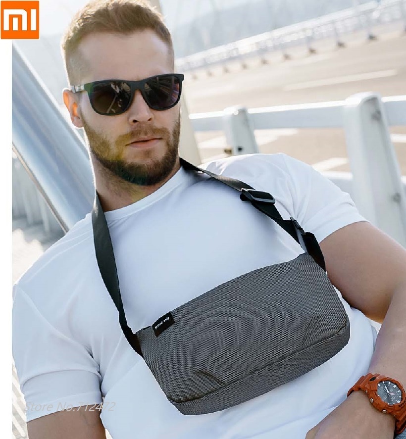 Xiaomi sports outdoor draagbare casual heuptas lichte schoudertassen straatwinkel borsttas tassen