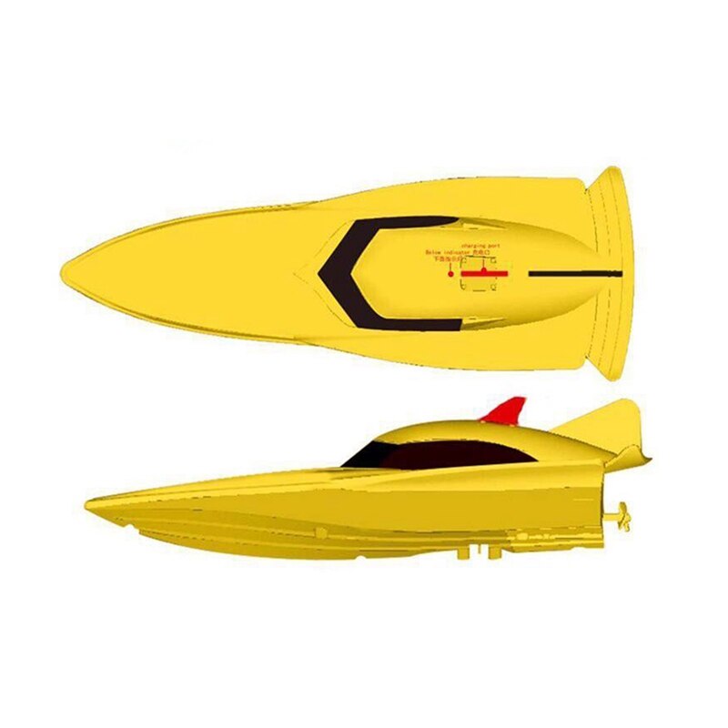 2,4G Mini lancha de velocidad RC Barco de alta velocidad Control remoto barco modelo de navegación para niños Juguetes