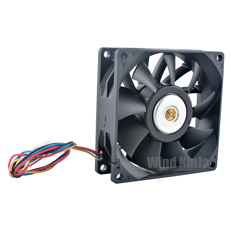 FFB0812SH 8cm 80mm fan 80x80x25mm DC 12V 0.60A 4pin Dual ball bearing high speed Axial flow fan cooling fan for chassis CPU