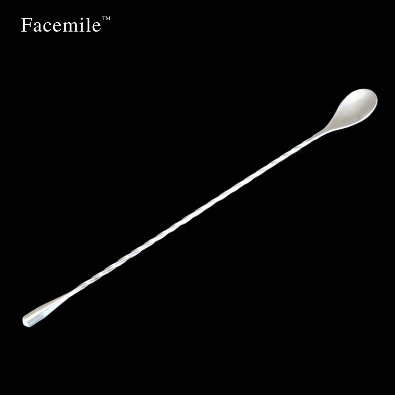 Mélangeur pour Cocktail et boisson en acier inoxydable, ustensile de Bar de 31.5cm, cuillère mélangeur, agitateur de louche