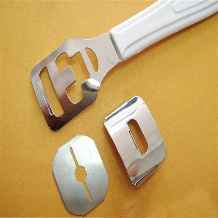 Kit de afeitadora para el cuidado de los pies, eliminador de durezas de maíz blanco para callos, pedicura, cuchillas para los pies, *