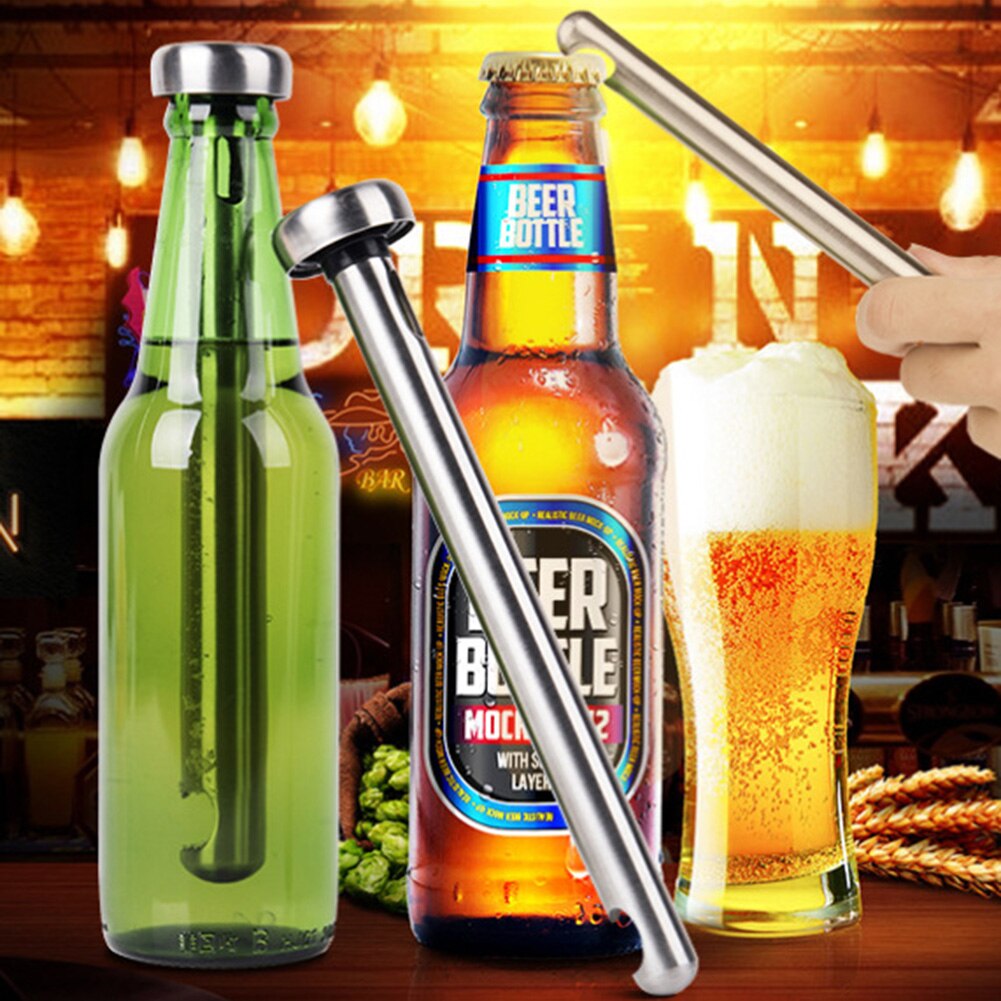 304 Stainless Steel Beer Chiller Stick Beer Chiller Stick Portable Beverage Cooling Ice Cooler Beer Kitchen Tools