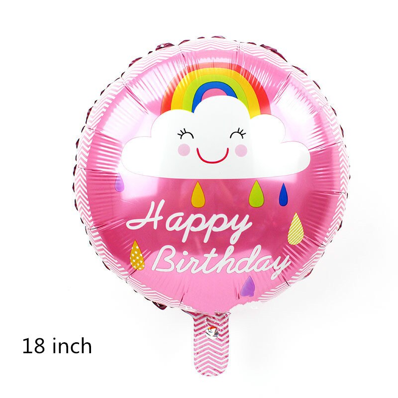 Cute Happy Birthday Banner Animal Dinosaur Giraffe Cow Pig Banner Garland Balloon for Boy Girls Kids Birthday Party Decoration: NO.20