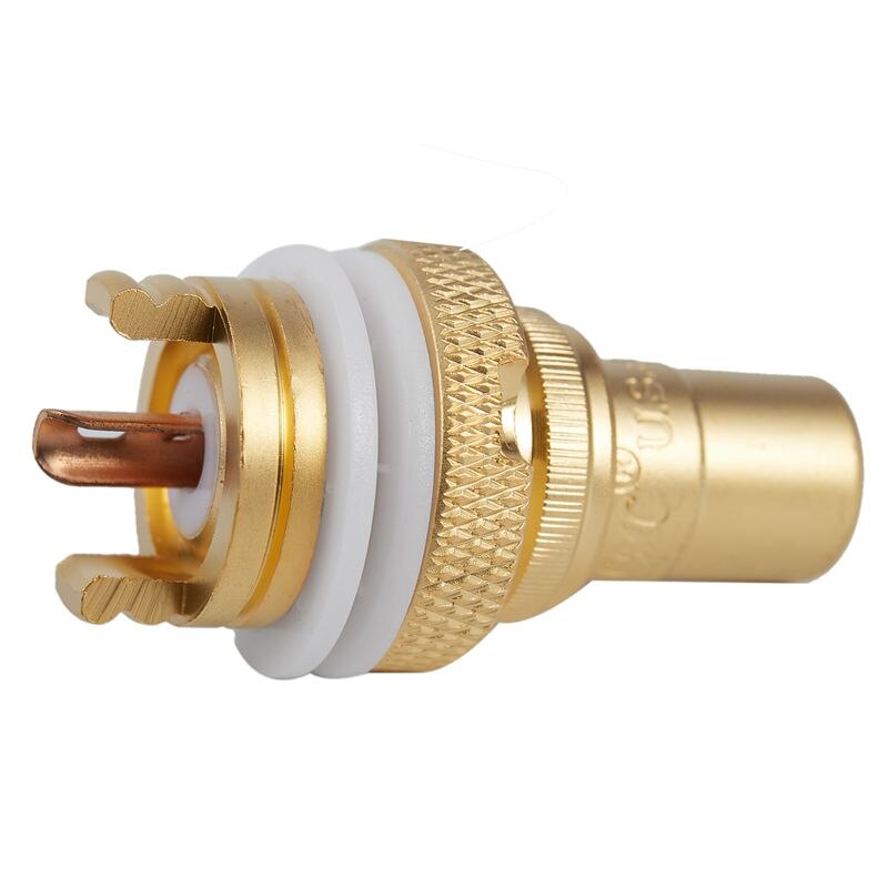 AMS-8 X CMC Gold plated RCA Phono CHASSIS SOCKETS Female AMP HIFI RCA socket gold plated lotus female seat