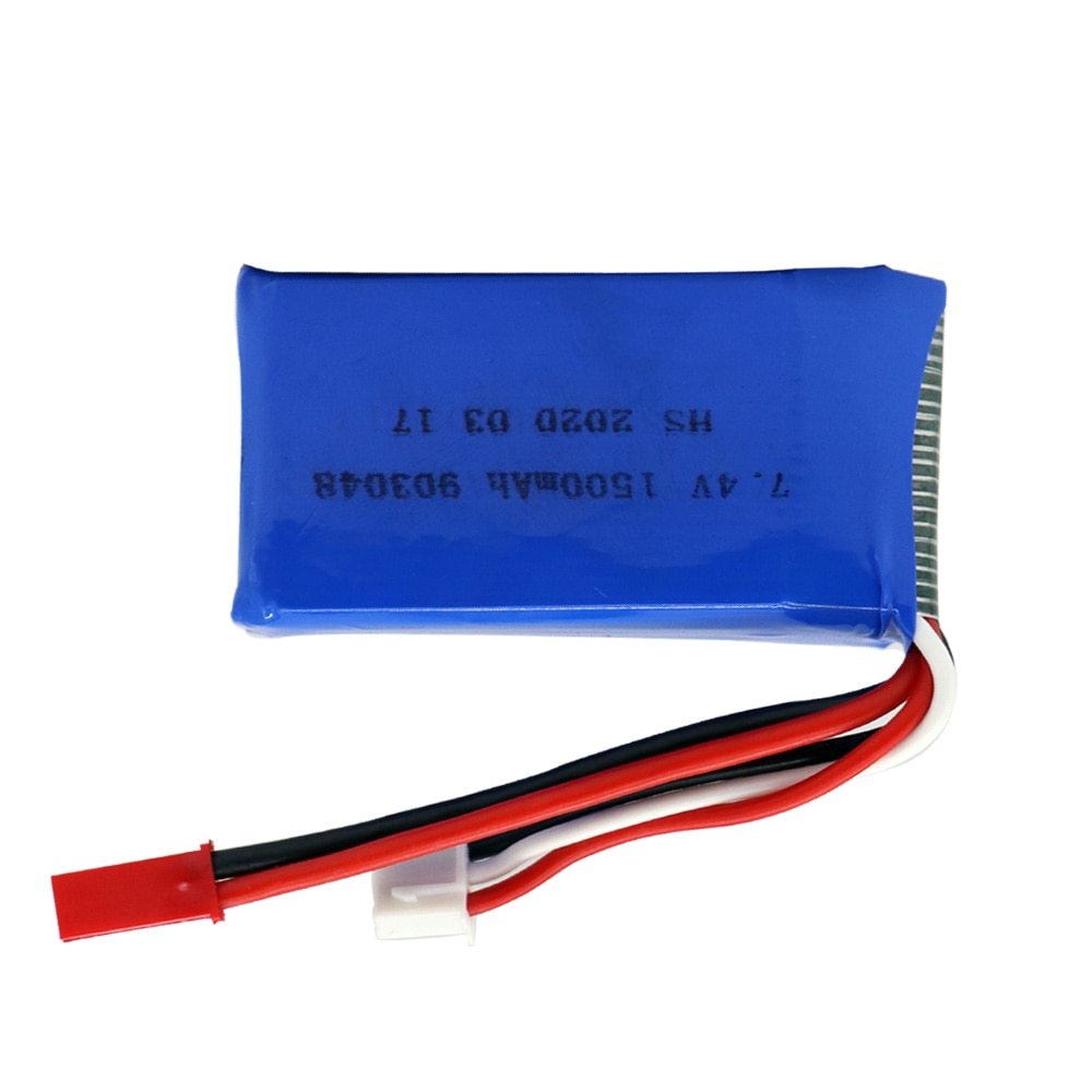 Battery and Charger cable set For Wltoys V353 A949 A959 A969 A979 k929 upgrade 1500mah 7.4V Battery For RC Cars Helicopter Boats