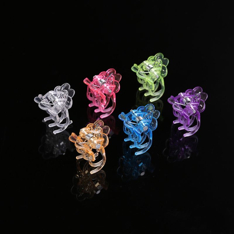 60 stk plast plante fix orkide klips hage støtte klemmer orkide dyrker blomster frukt vintreet støtte