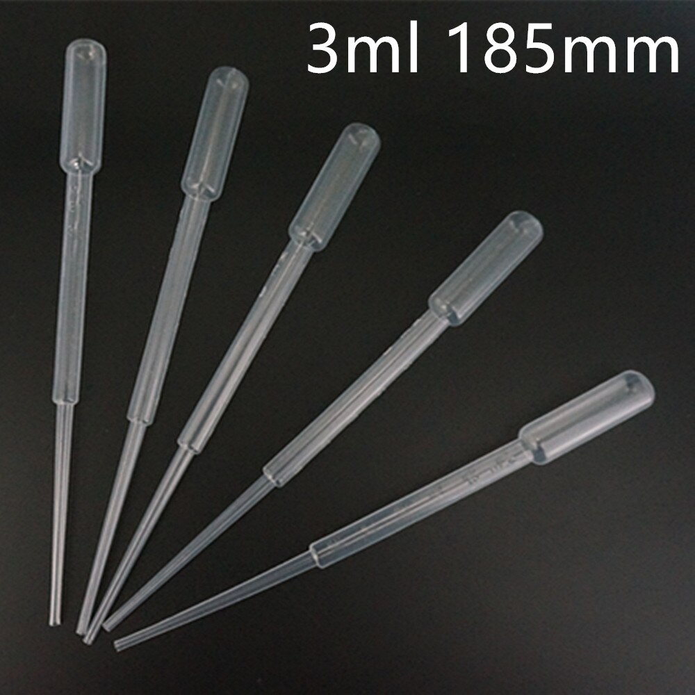 Plastic Pasteur Pipet 0.2ml/0.5ml/1ml/2ml/3ml/5ml/10ml Disposable Plastic DropperTransfer Pipette Refillable Tool