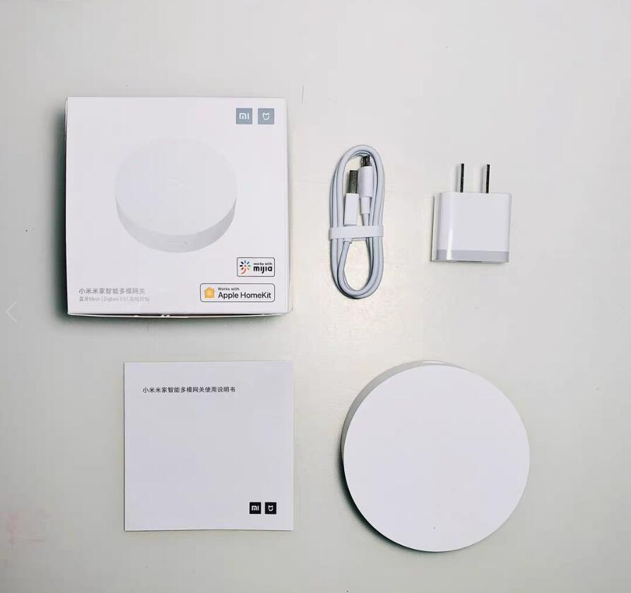 Xiaomi Mijia Smart Multi-mode Gateway 3 Zigbee Wifi Bluetooth Mesh Hub Smart Home Hub Werken Met Mi thuis App Apple Homekit