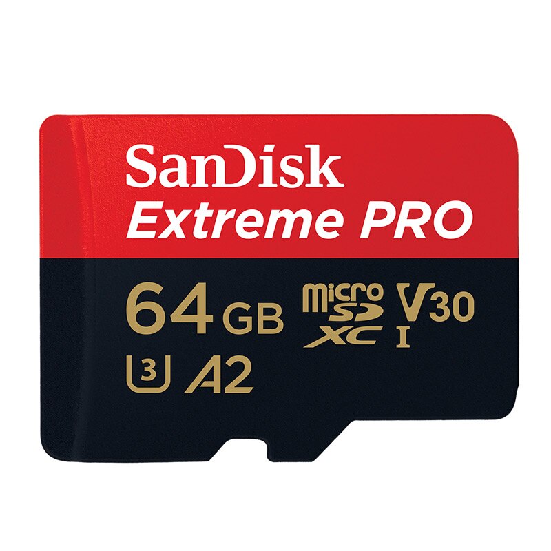 SanDisk Micro SD Card 16GB 32GB A1 MicroSDHC Memory Card 64GB 128GB 256GB 400GB MicroSDXC EXTREME PRO V30 U3 A2 4K UHD TF Cards: 64GB A2 H