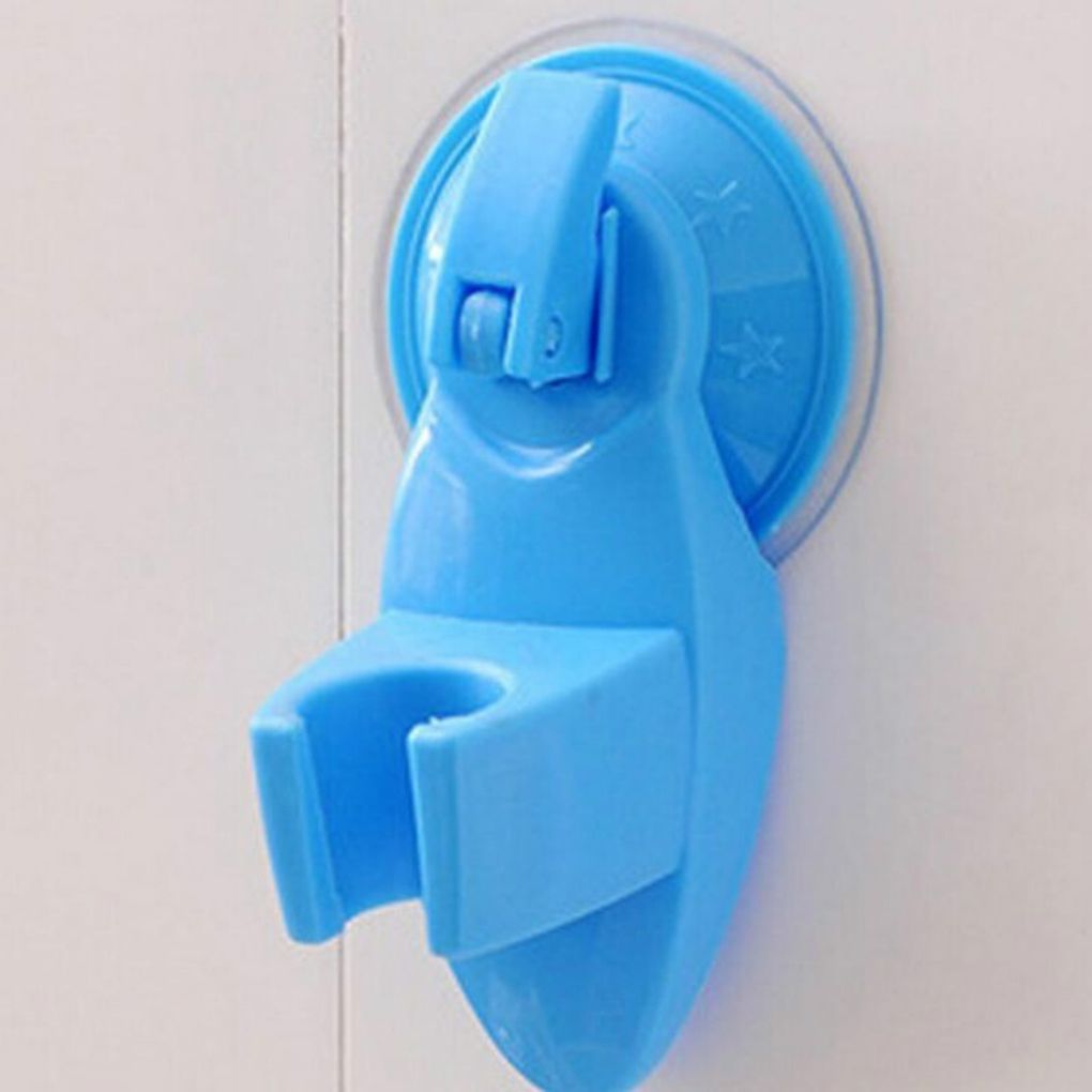 Bathroom Strong Attachable Shower Head Holder Movable Bracket Powerful Suction Shower Seat Chuck Holder