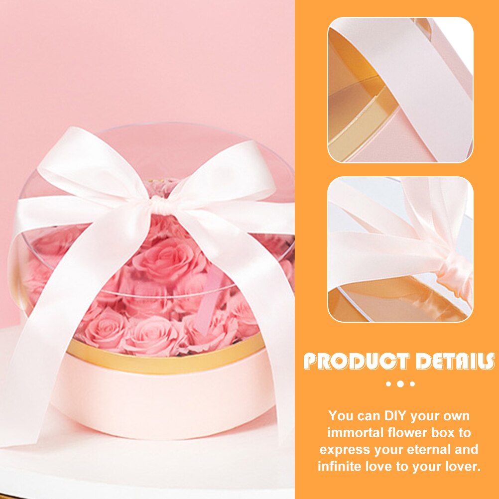 Preserved Flower Box Flower Box Bouquet Packaging Box with Window