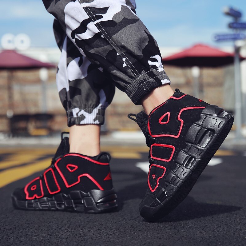 Zapatos clásicos transpirables para hombre, zapatillas informales cómodas con cordones y cojín de aire, para caminar al aire libre
