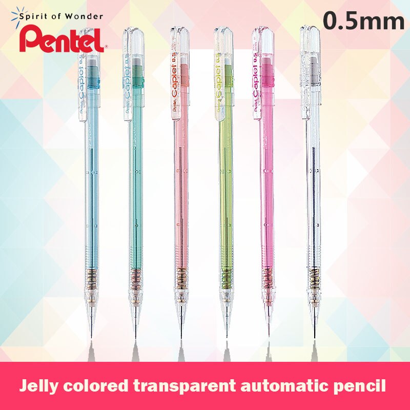PENTEL A105 Mechanical Pencils Transparent Holder 0.5mm Writing Drawing Pencils Japanese Stationery