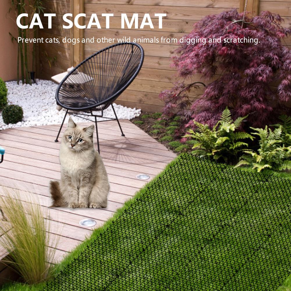 2m hager katt scat matter anti-cat strips holde katten unna trygt plast pigg stab katt pad utendørs hage katt hunden plast negler