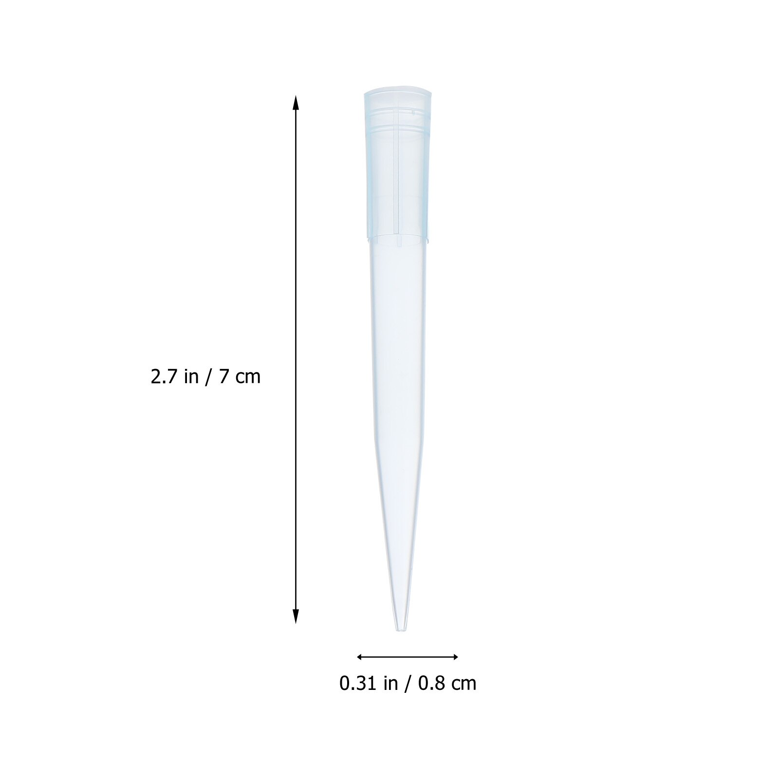 1000pcs Laboratory Liquid Pipette Tips Scientific Pipette Nozzles Universal Pipette Tips